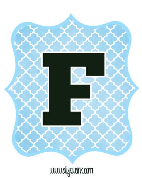 printable letters for banner