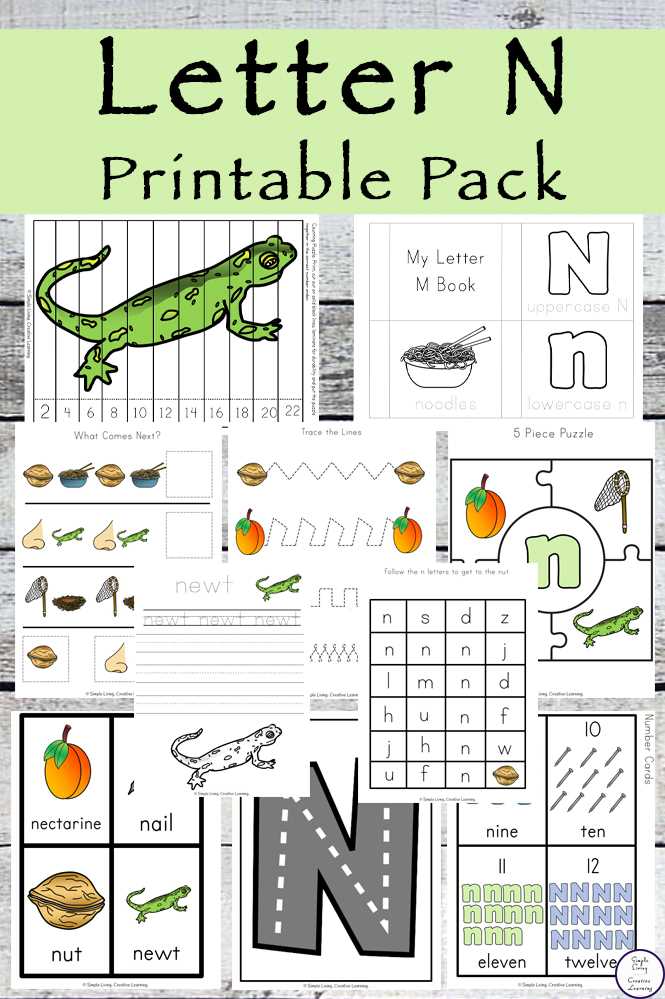 printable letters n