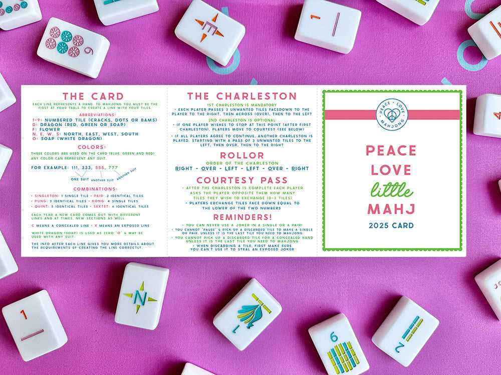 printable mahjong card