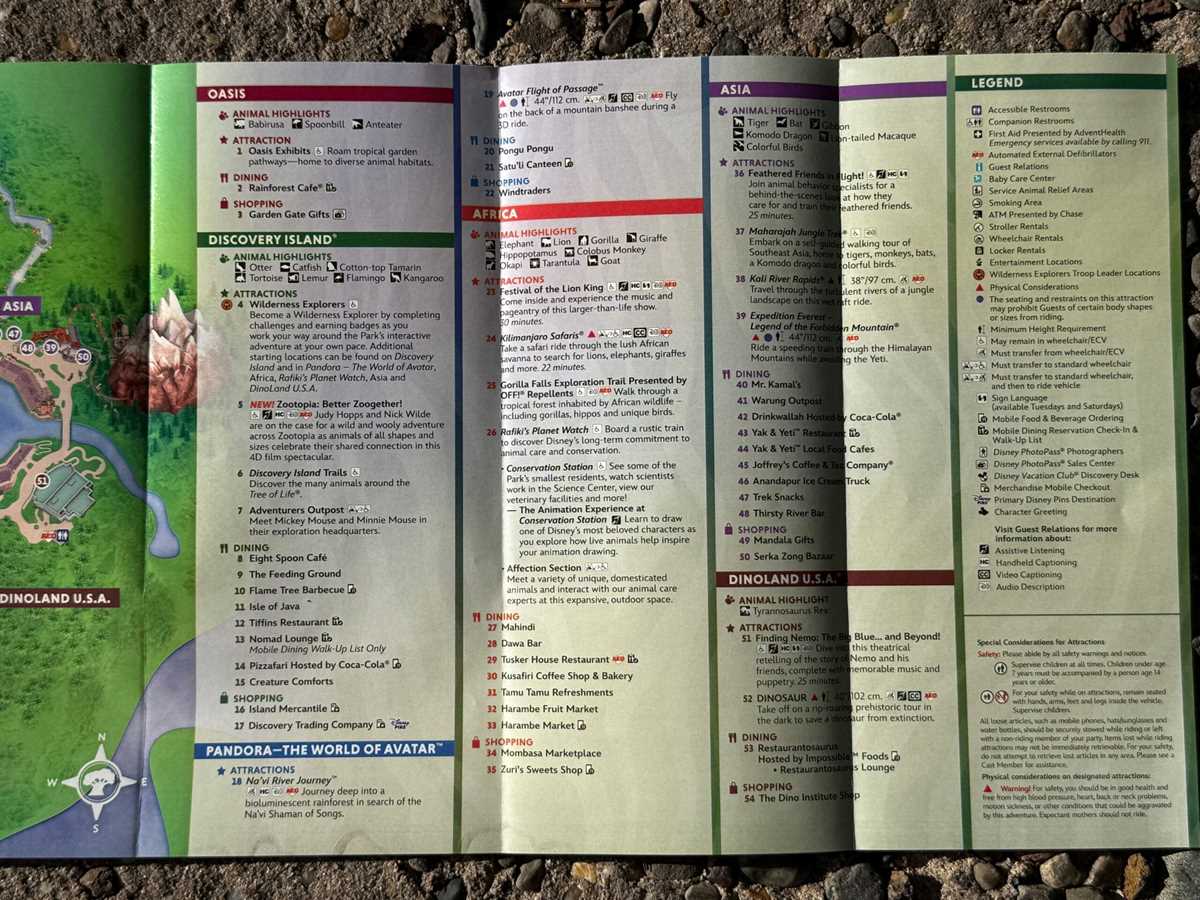 printable map of animal kingdom