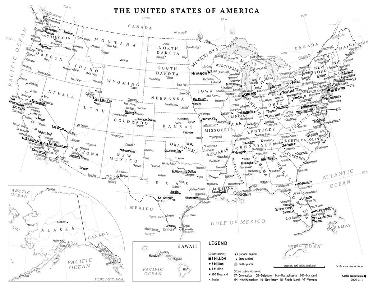 printable map of east coast states