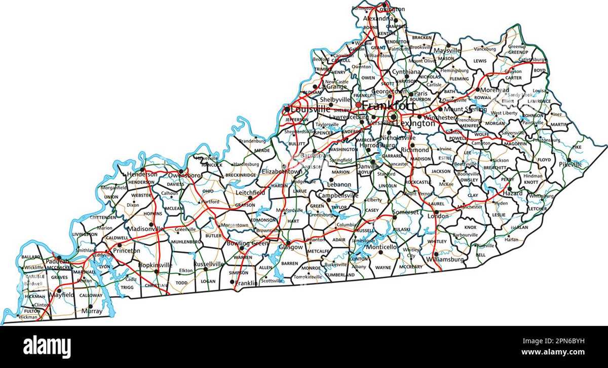 printable map of kentucky cities