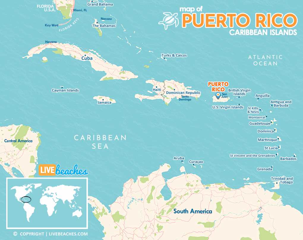 printable map of puerto rico