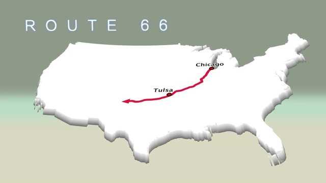 printable map of route 66 usa