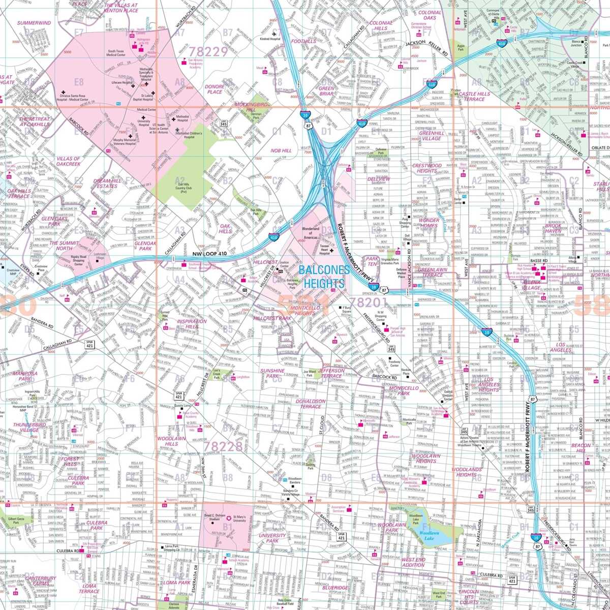 printable map of san antonio tx
