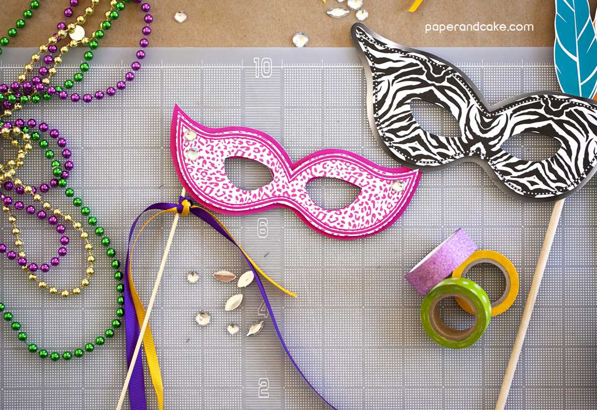 printable masquerade mask