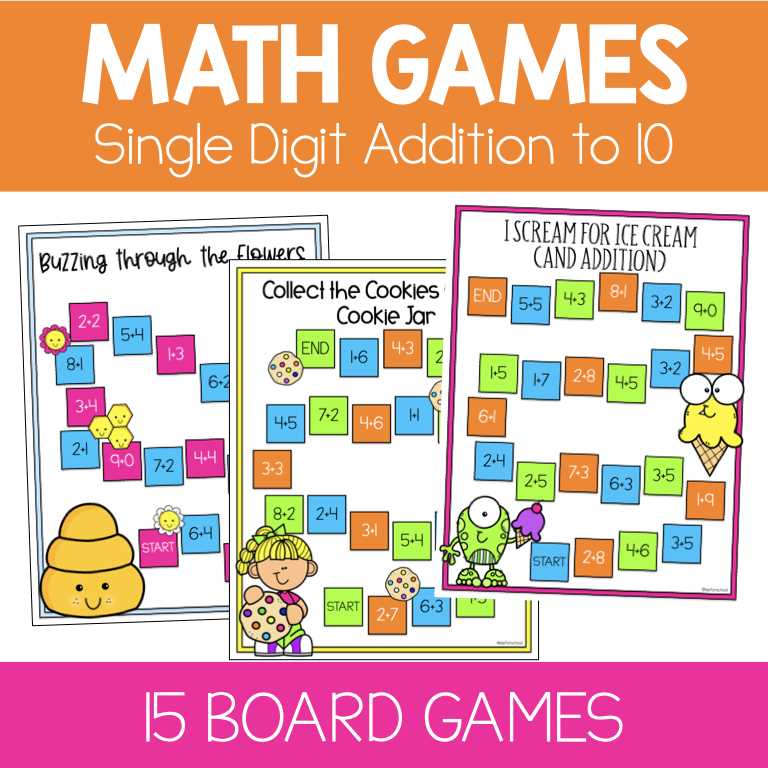 printable math games for 3rd graders