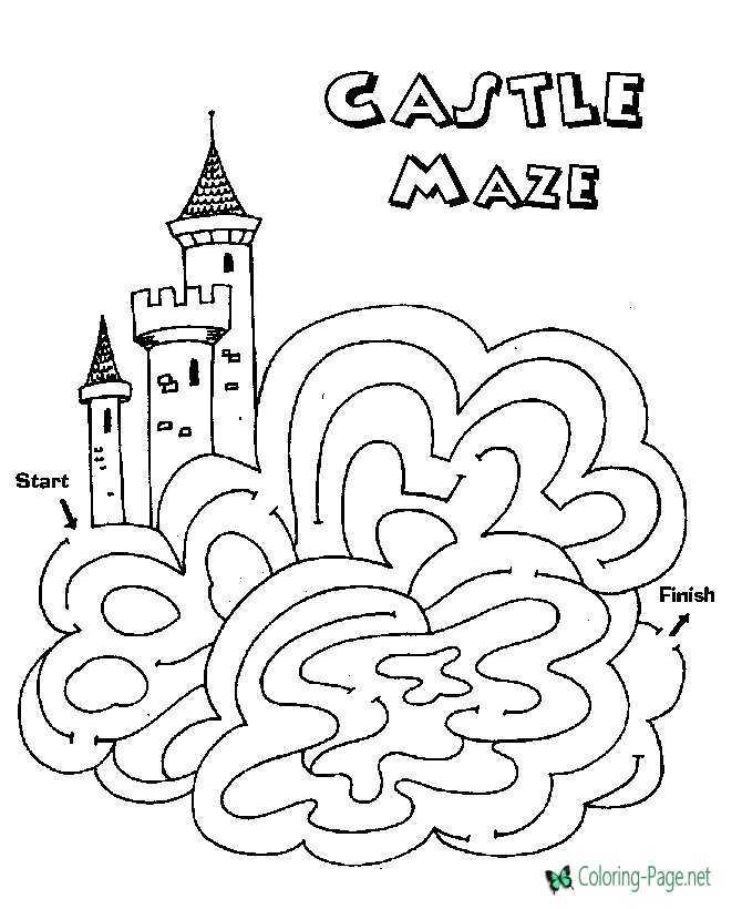 printable mazes for 4 year olds
