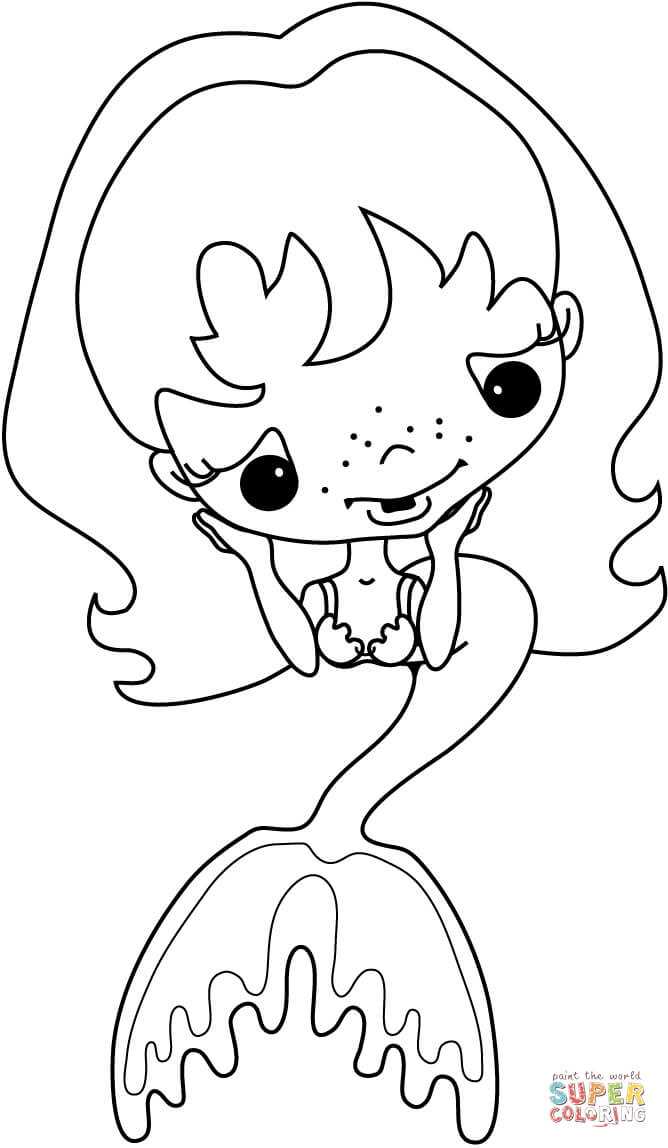 printable mermaid pictures