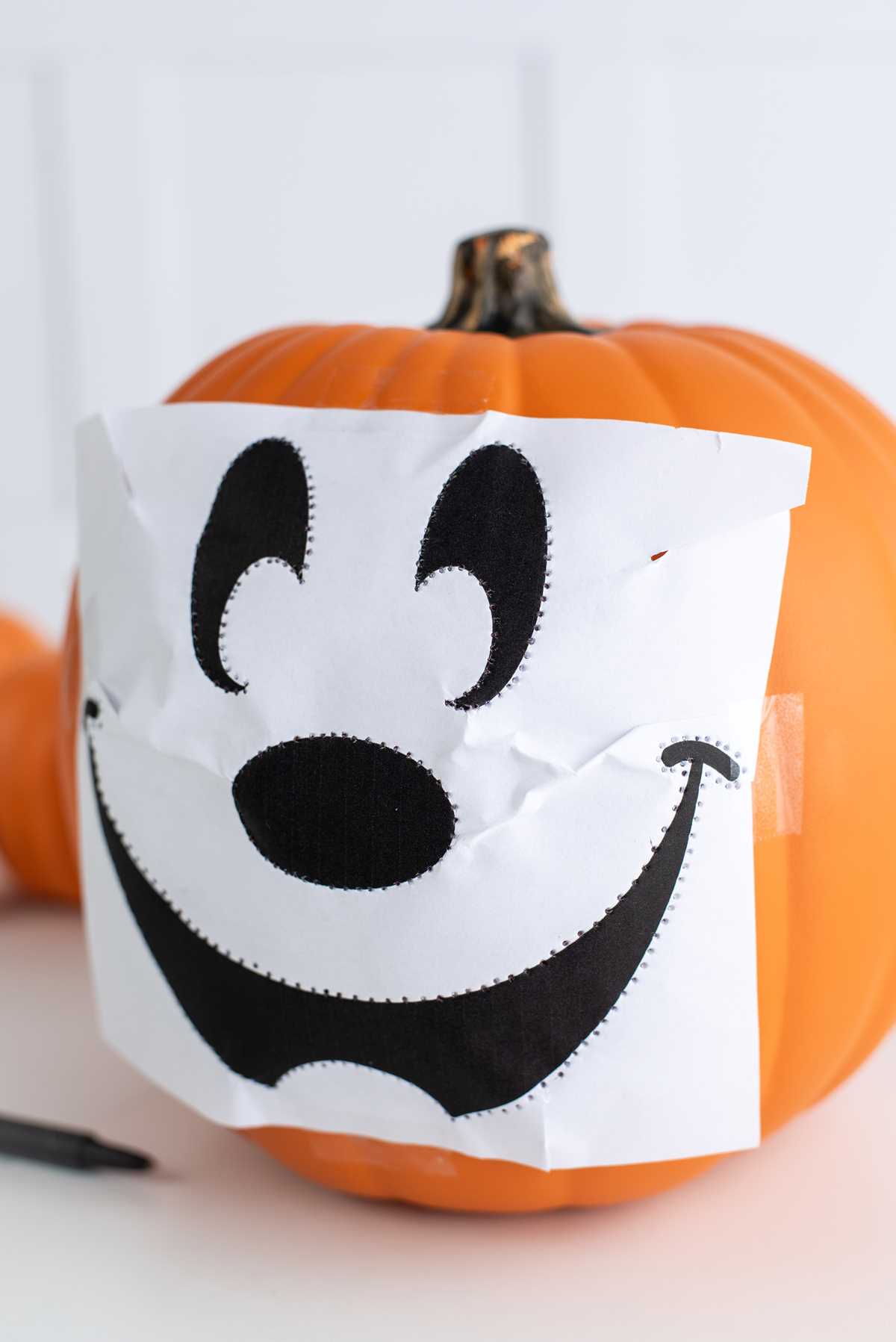 printable mickey mouse pumpkin