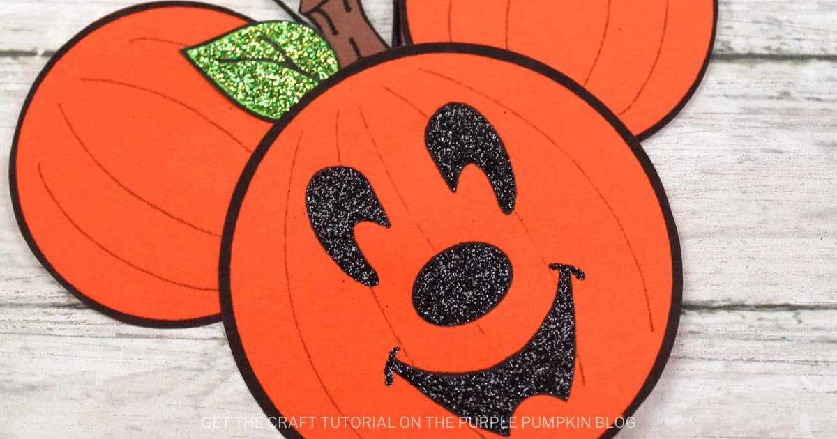 printable mickey mouse pumpkin