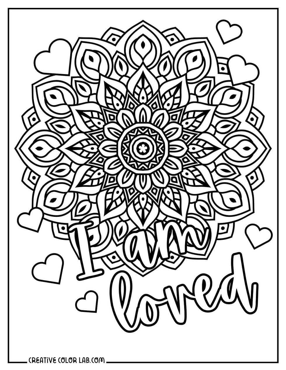 printable mindfulness colouring pages