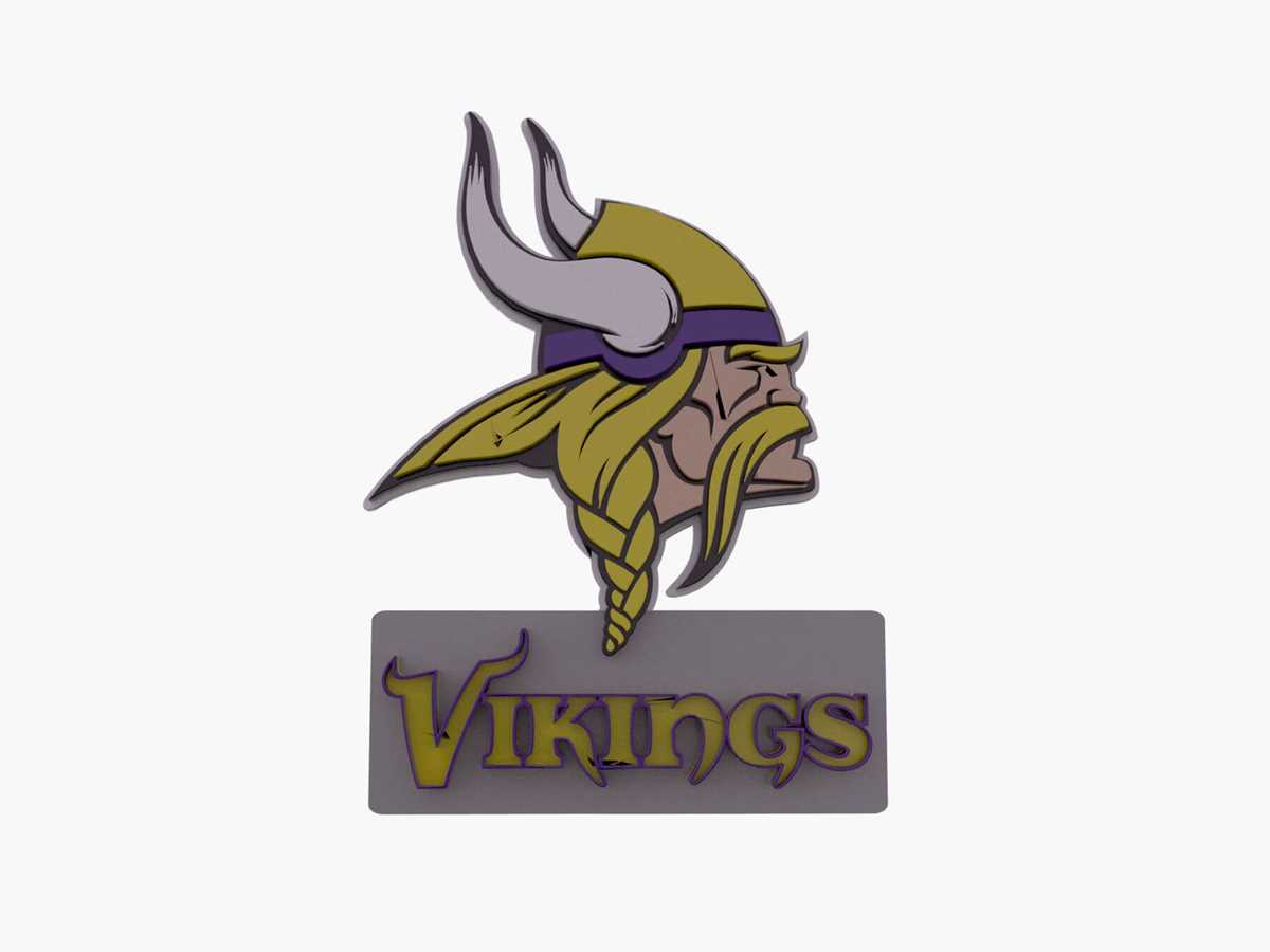 printable minnesota vikings logo
