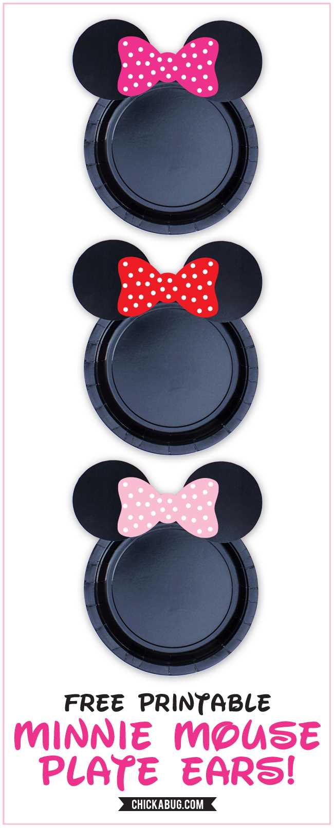 printable minnie mouse template