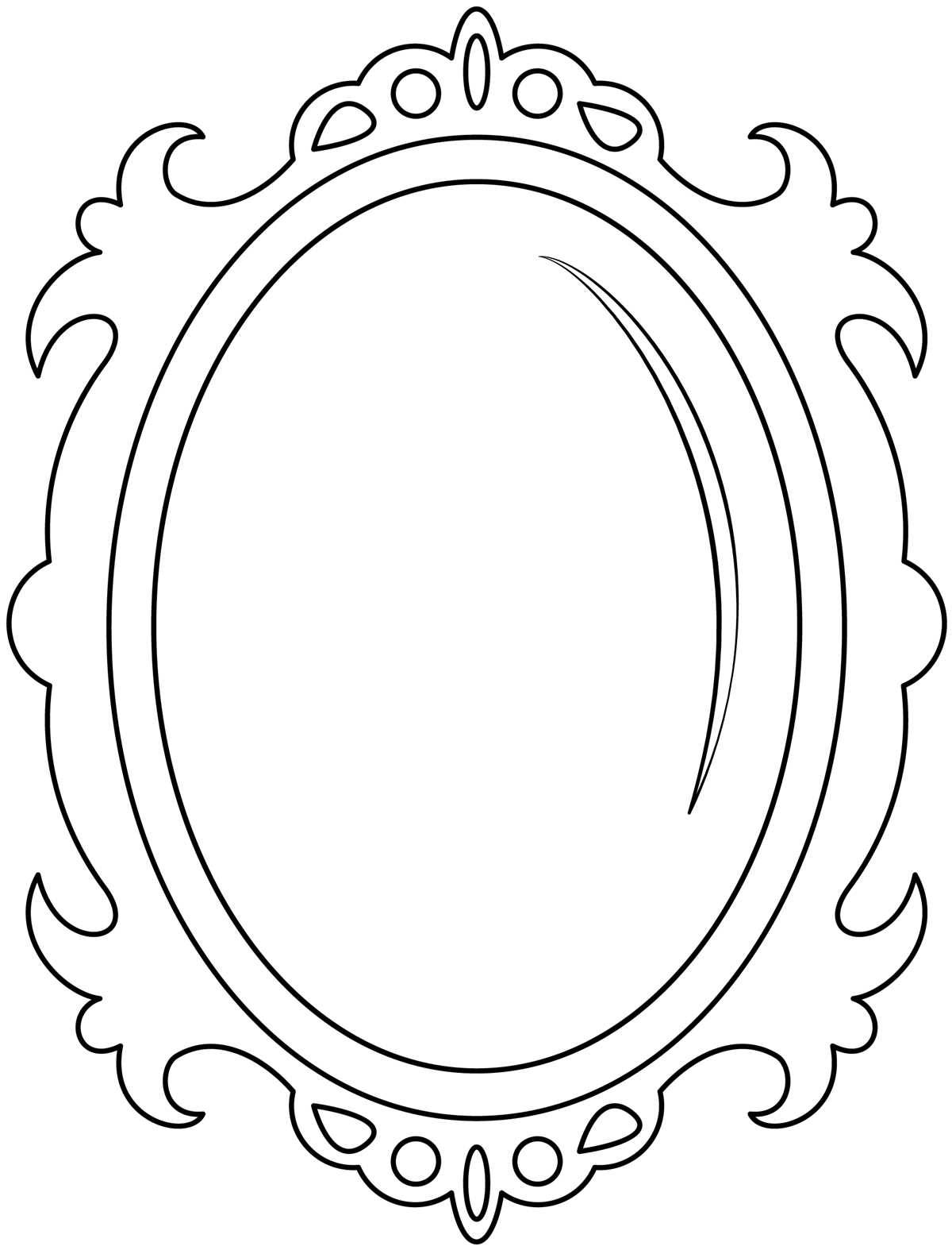 printable mirror template