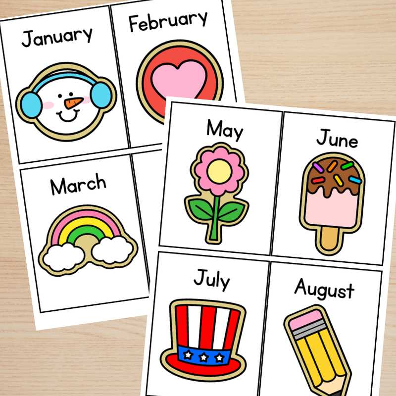 printable months of the year