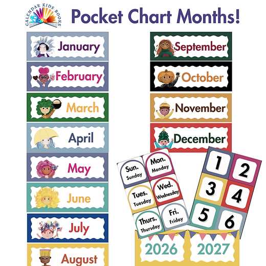 printable months of the year chart