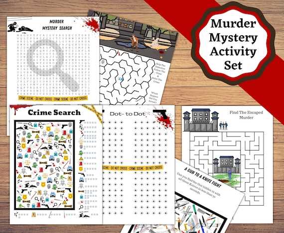 printable murder mystery