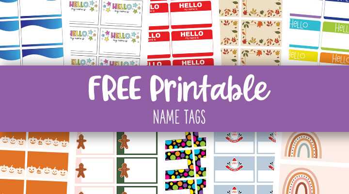 printable name badge template