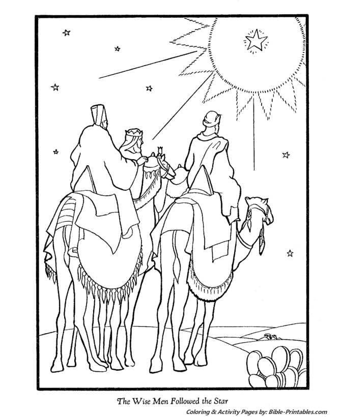 printable nativity story