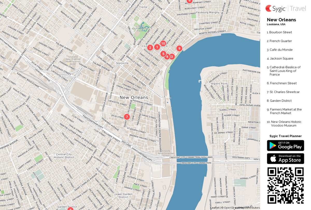 printable new orleans streetcar map