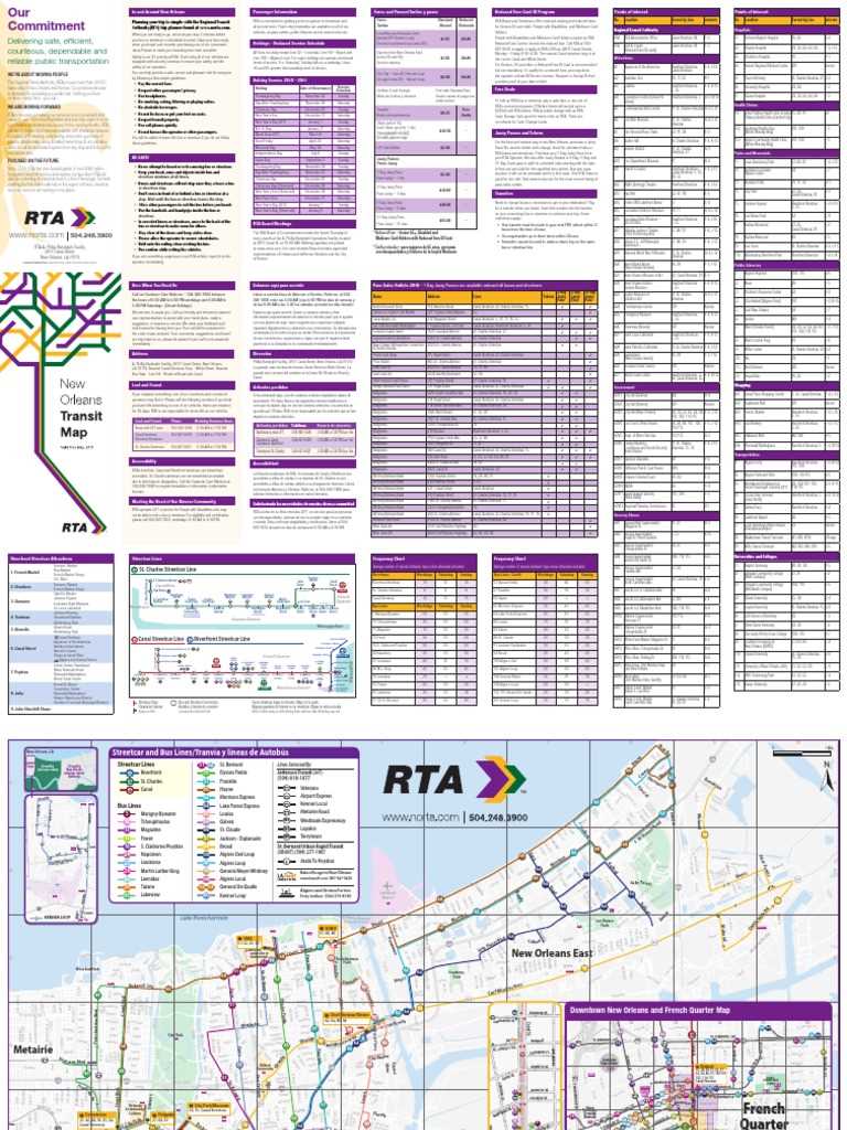printable new orleans streetcar map