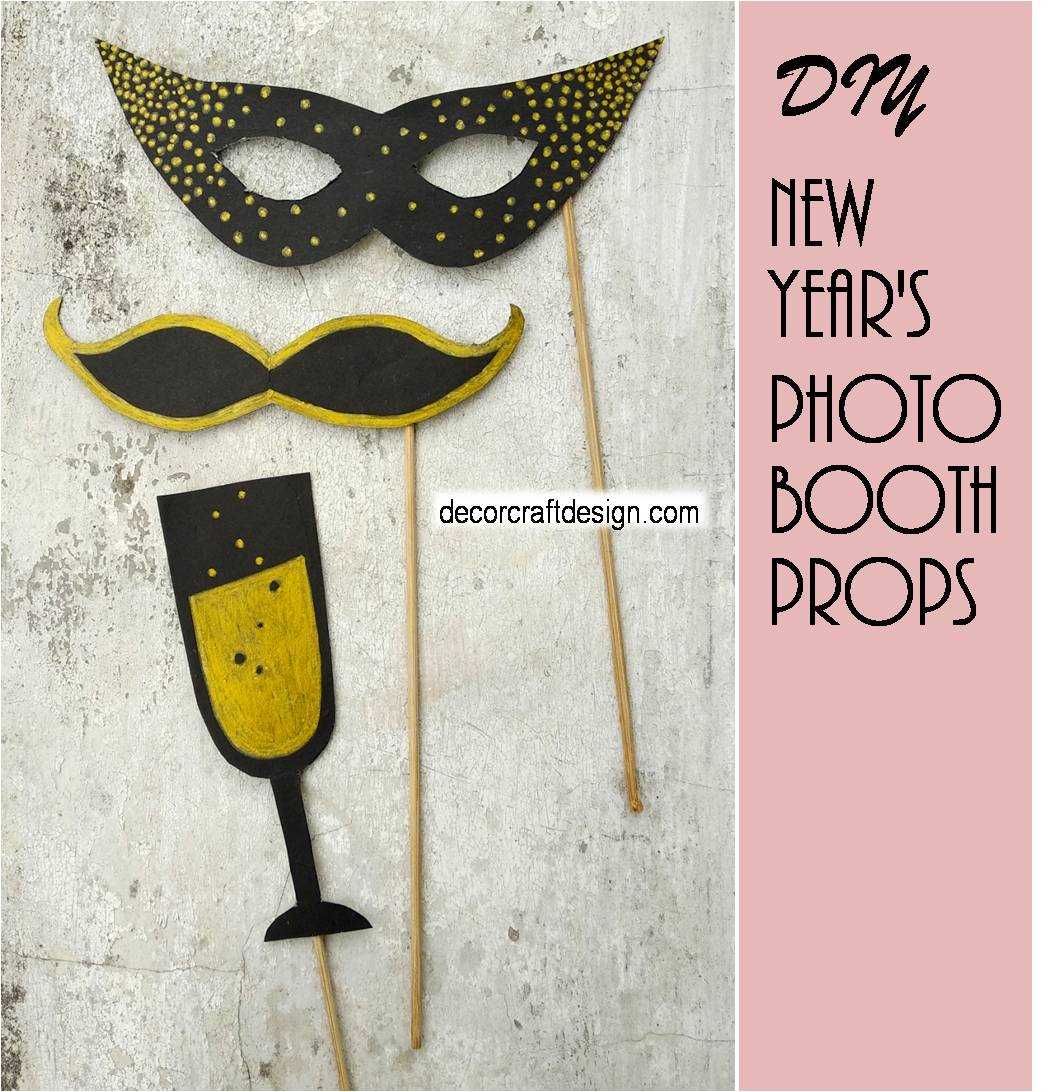 printable new years eve photo booth props