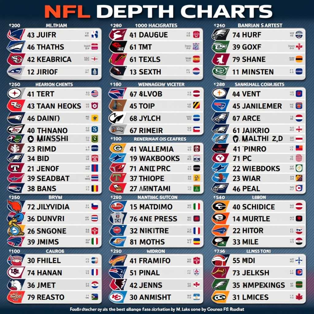printable nfl depth chart