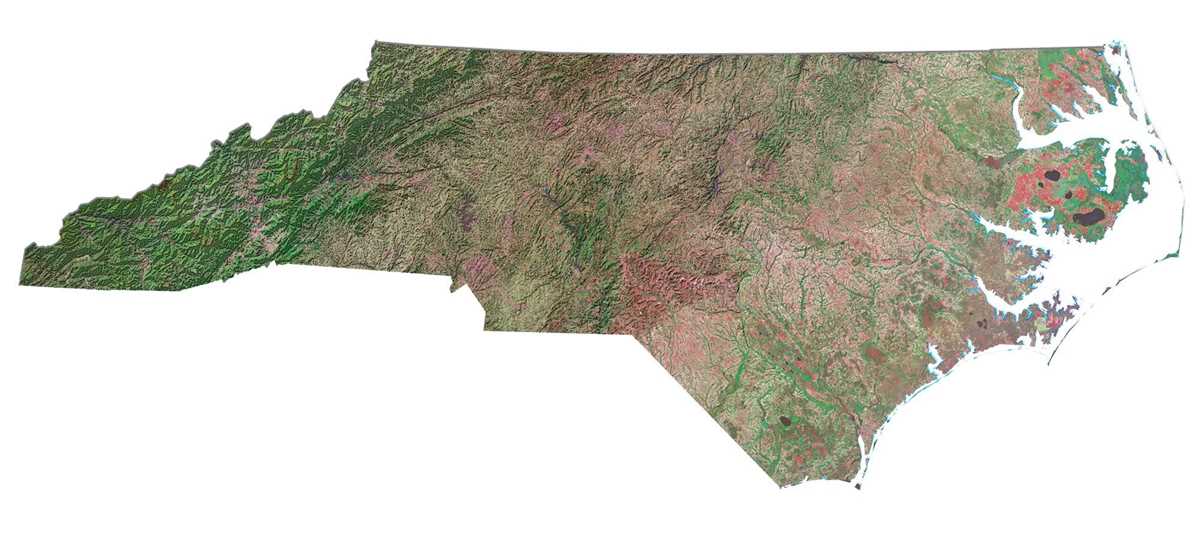 printable north carolina map with cities and towns