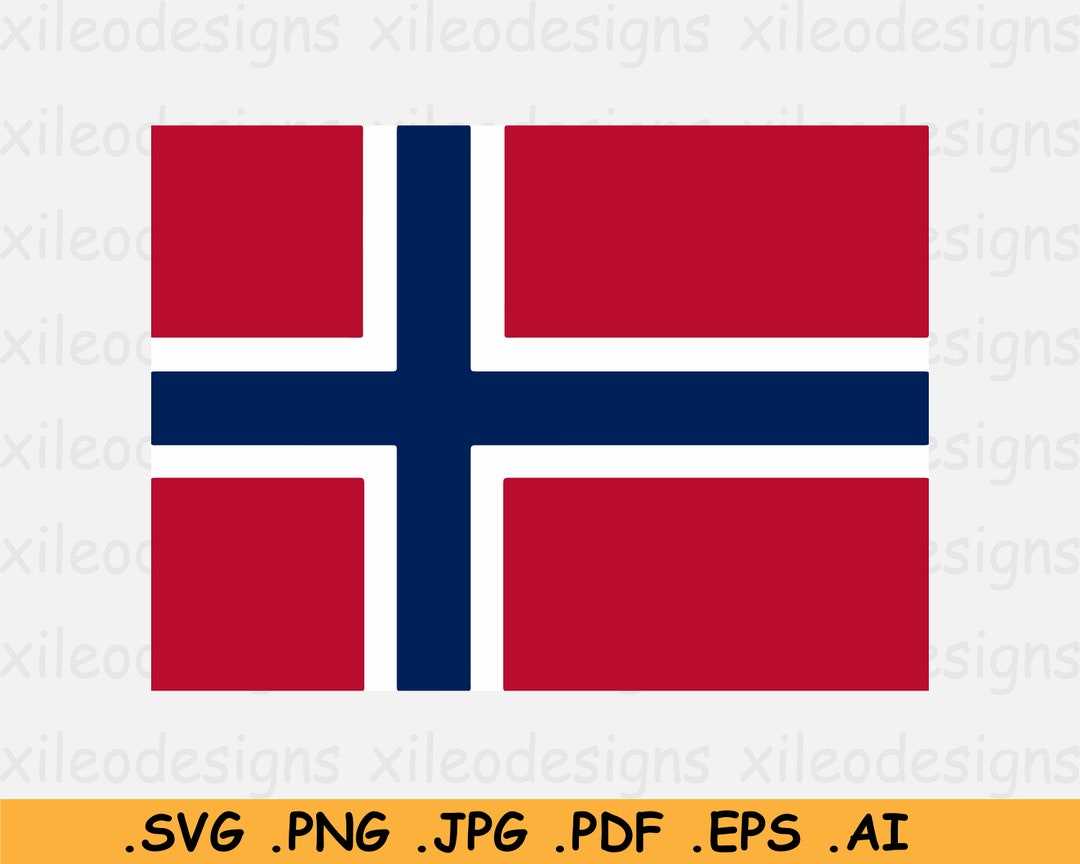 printable norwegian flag