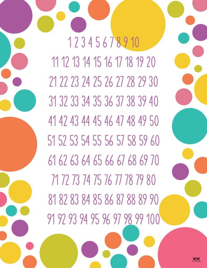 printable numbers 1 50