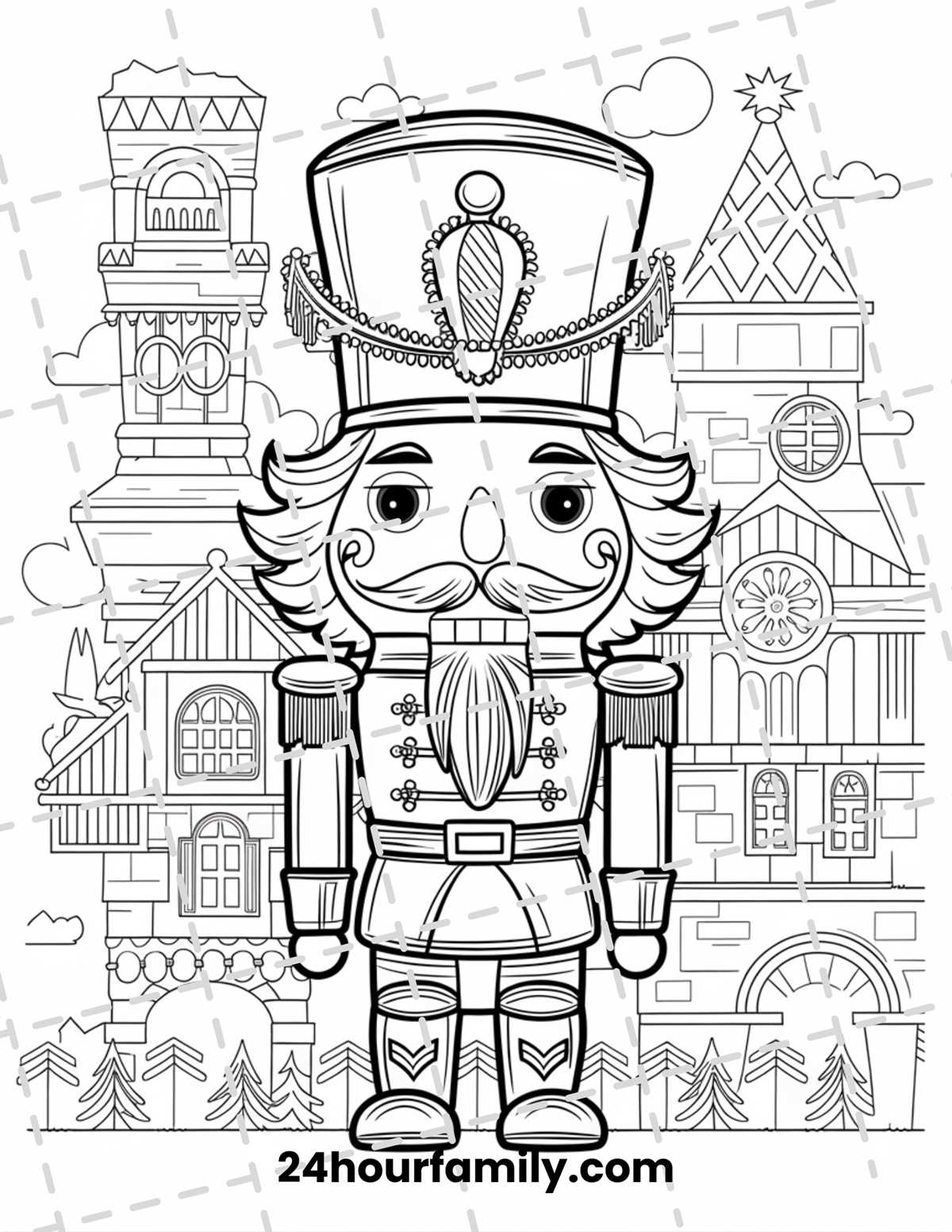 printable nutcracker coloring pages