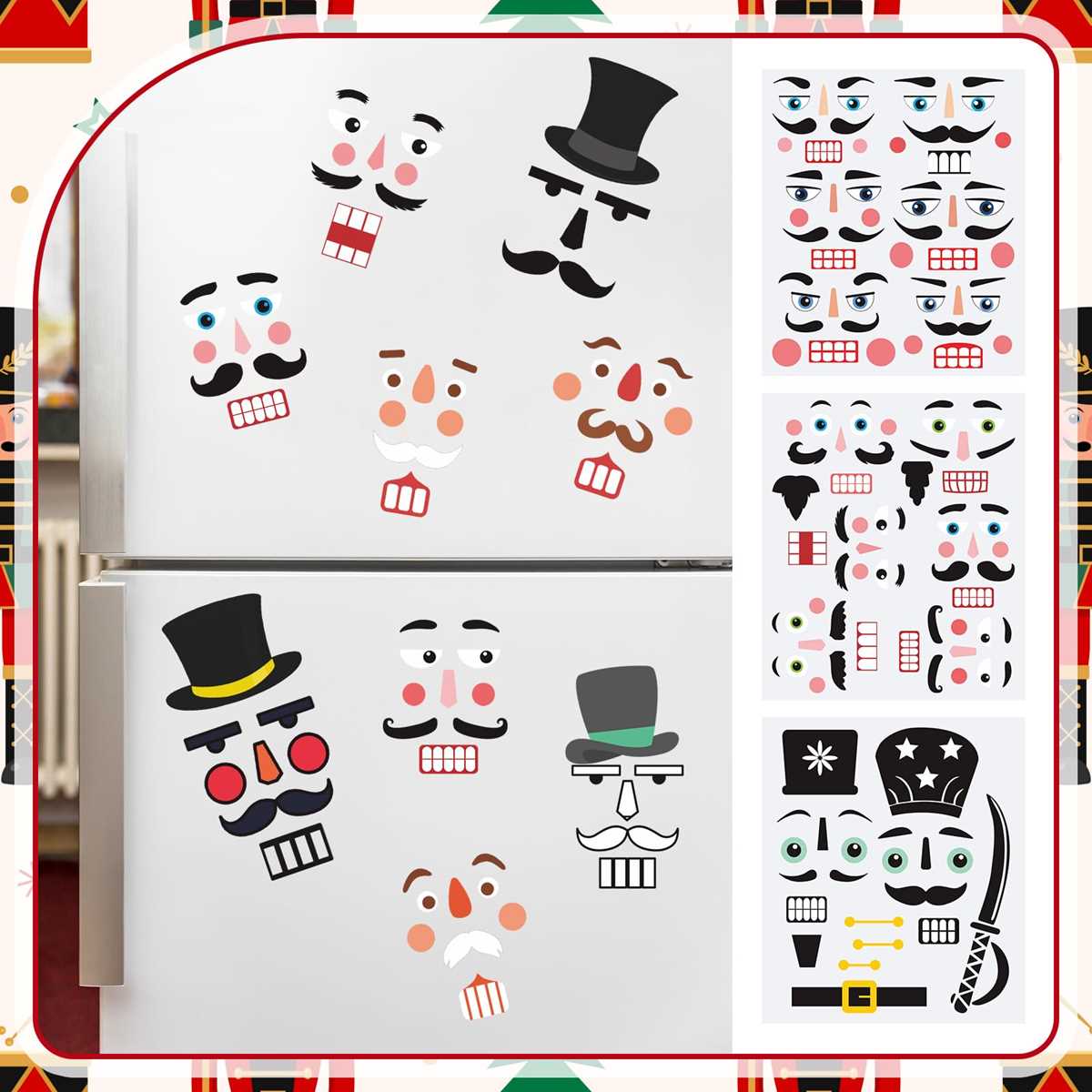 printable nutcracker face