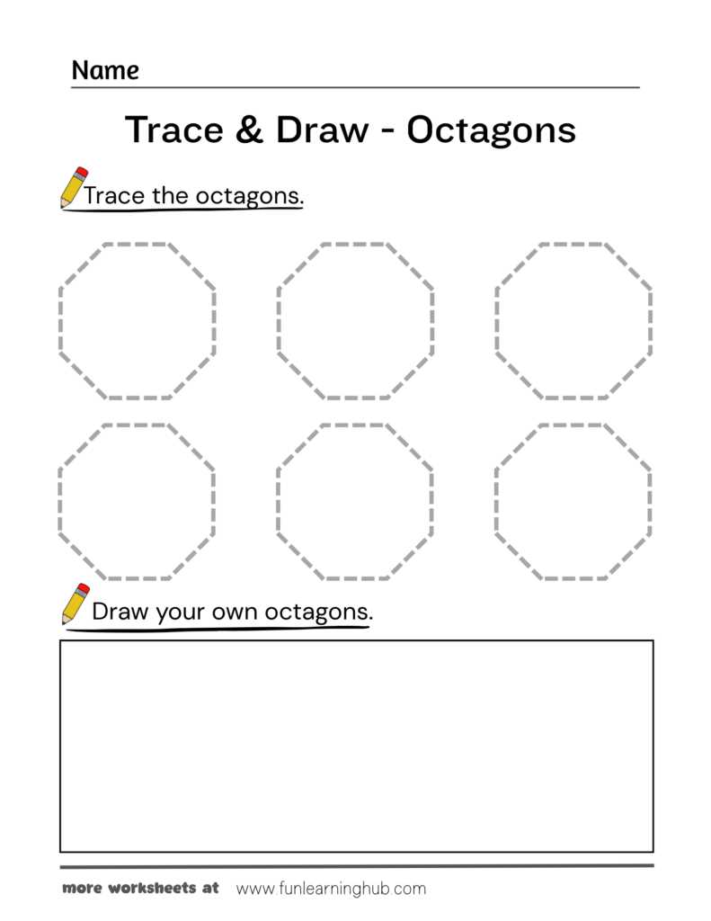 printable octagon shape