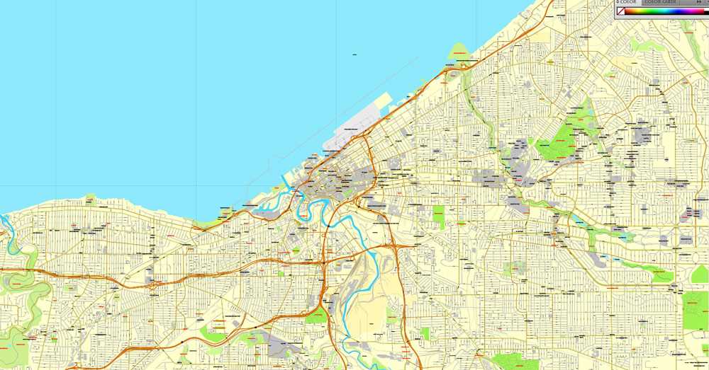 printable ohio map