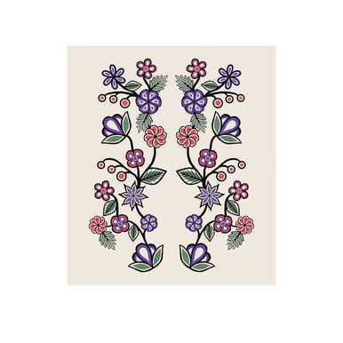 printable ojibwe floral designs