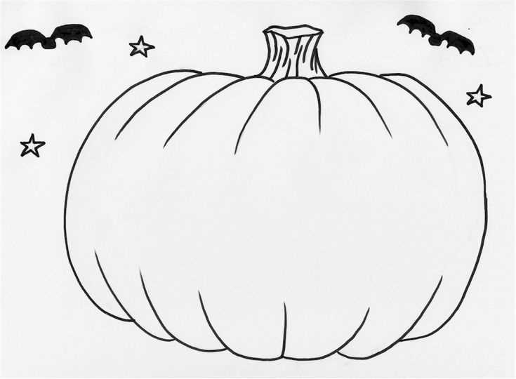 printable outlines of pumpkins