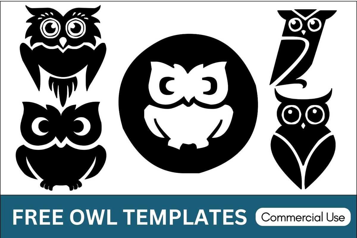 printable owl outline