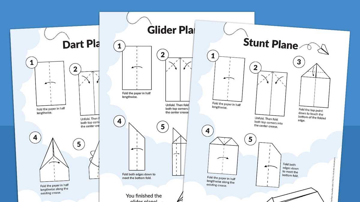 printable paper airplane designs