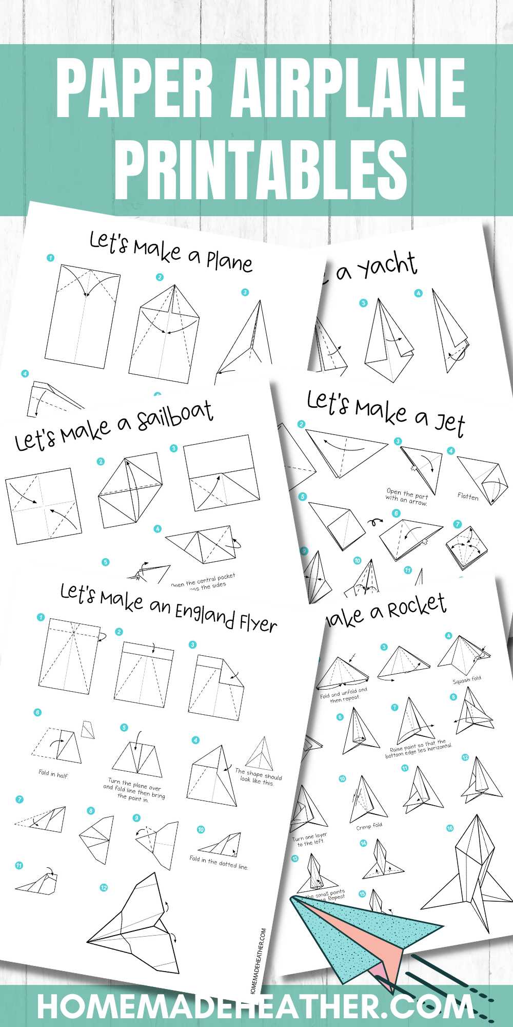 printable paper airplane designs