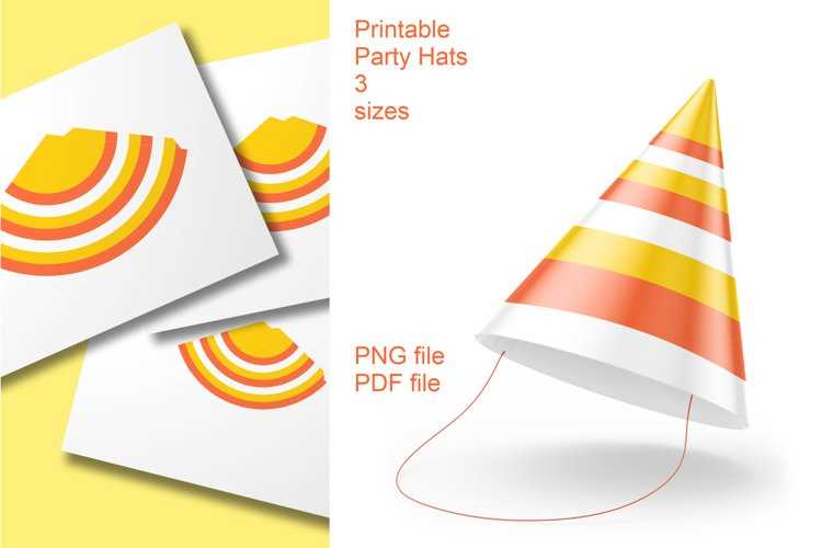 printable party hat template