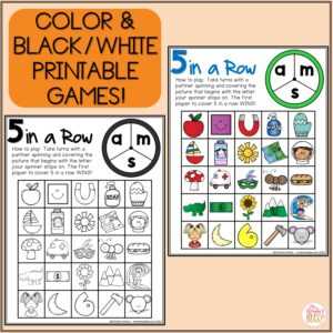 printable phonemic awareness activities