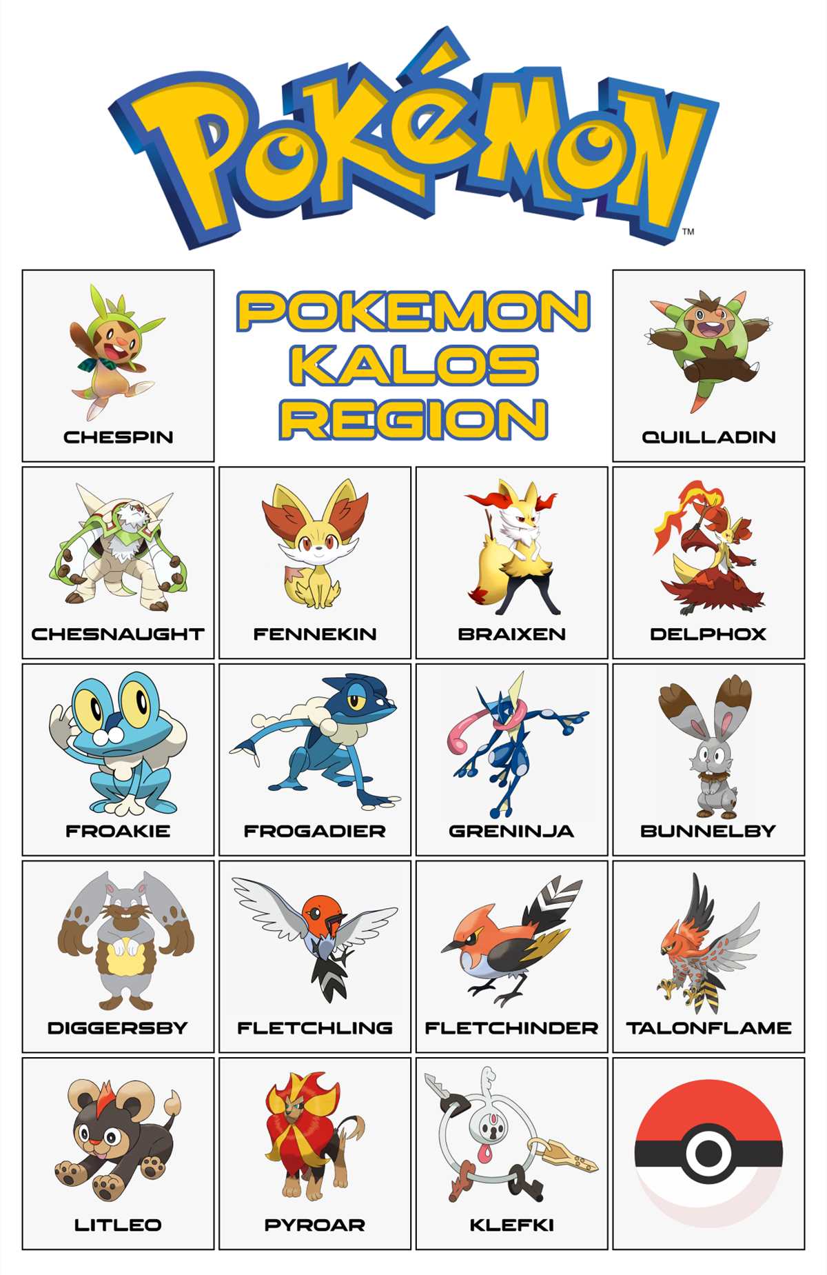 printable pokemon characters