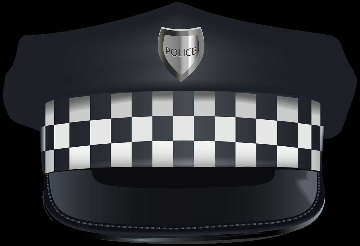 printable police hat