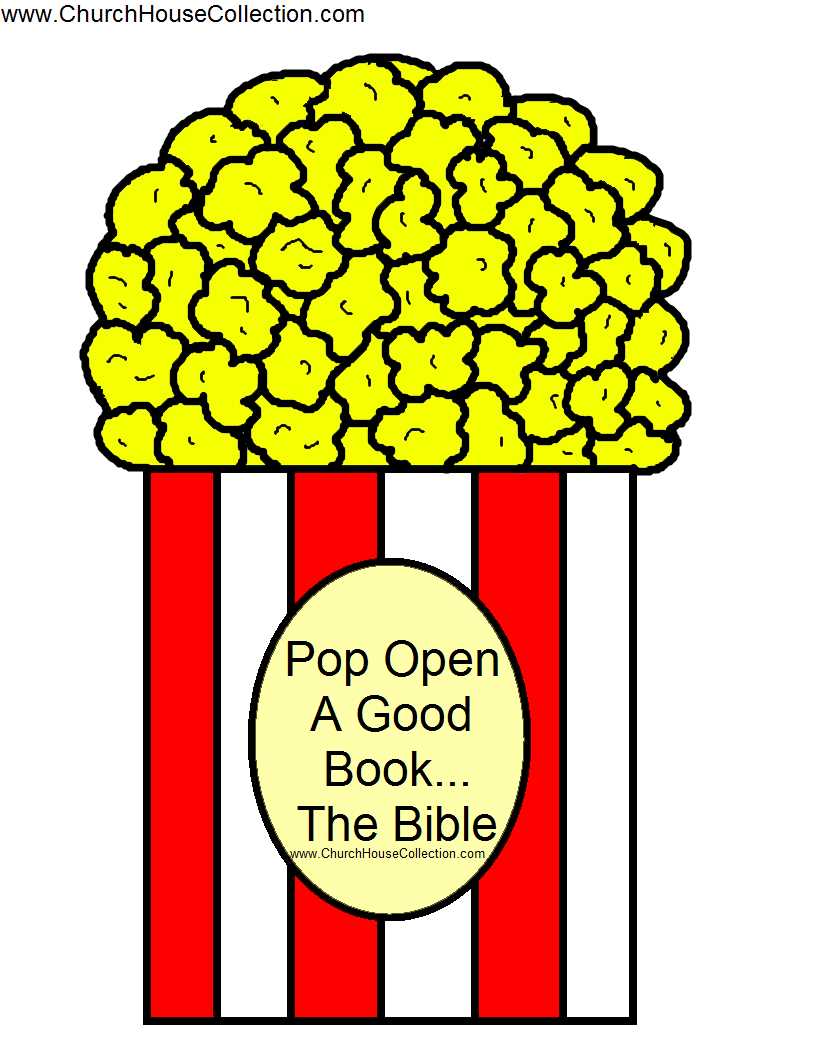 printable popcorn craft