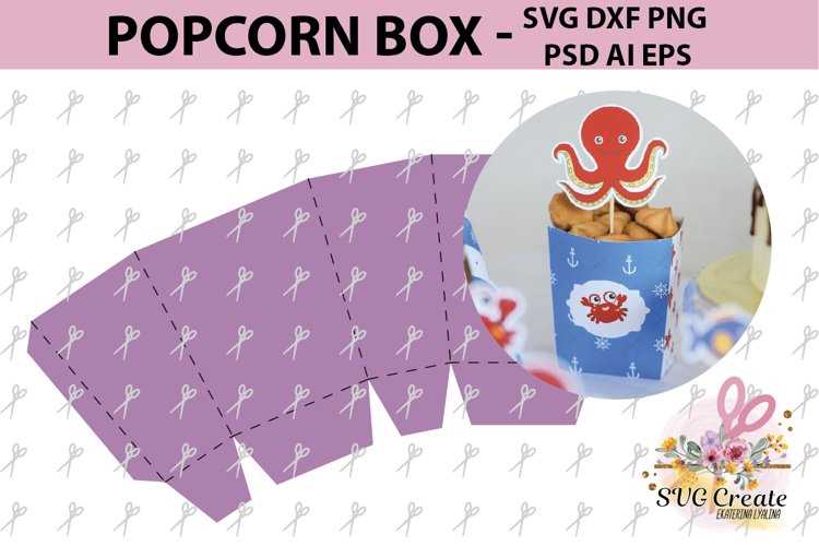 printable popcorn template