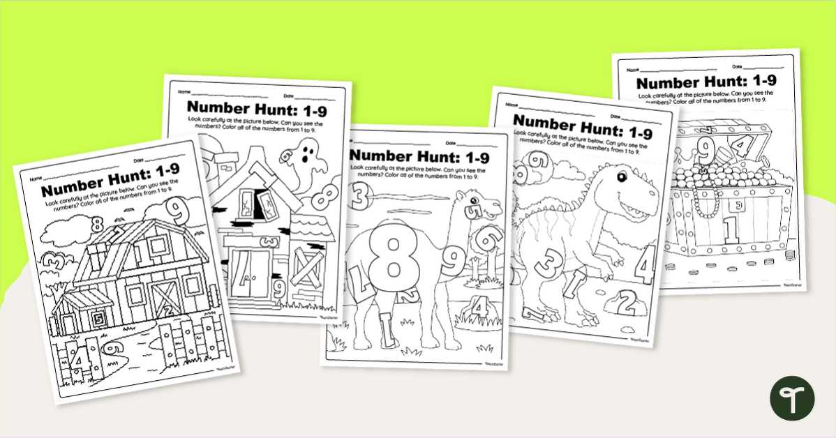 printable preschool numbers