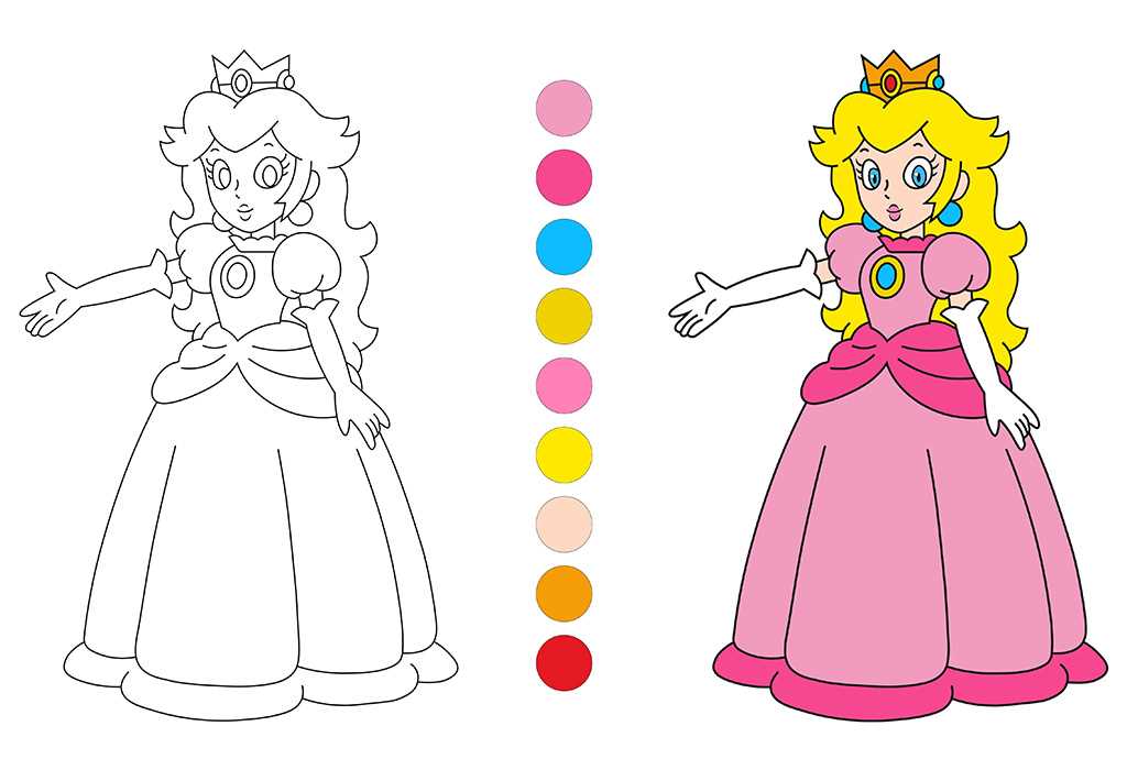 printable princess peach