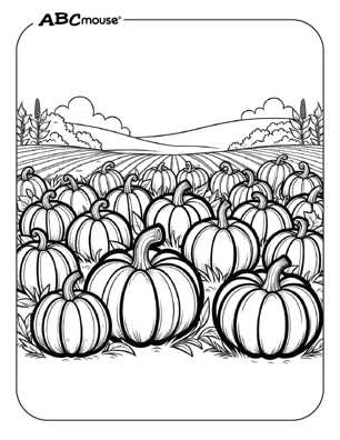 printable pumpkin coloring