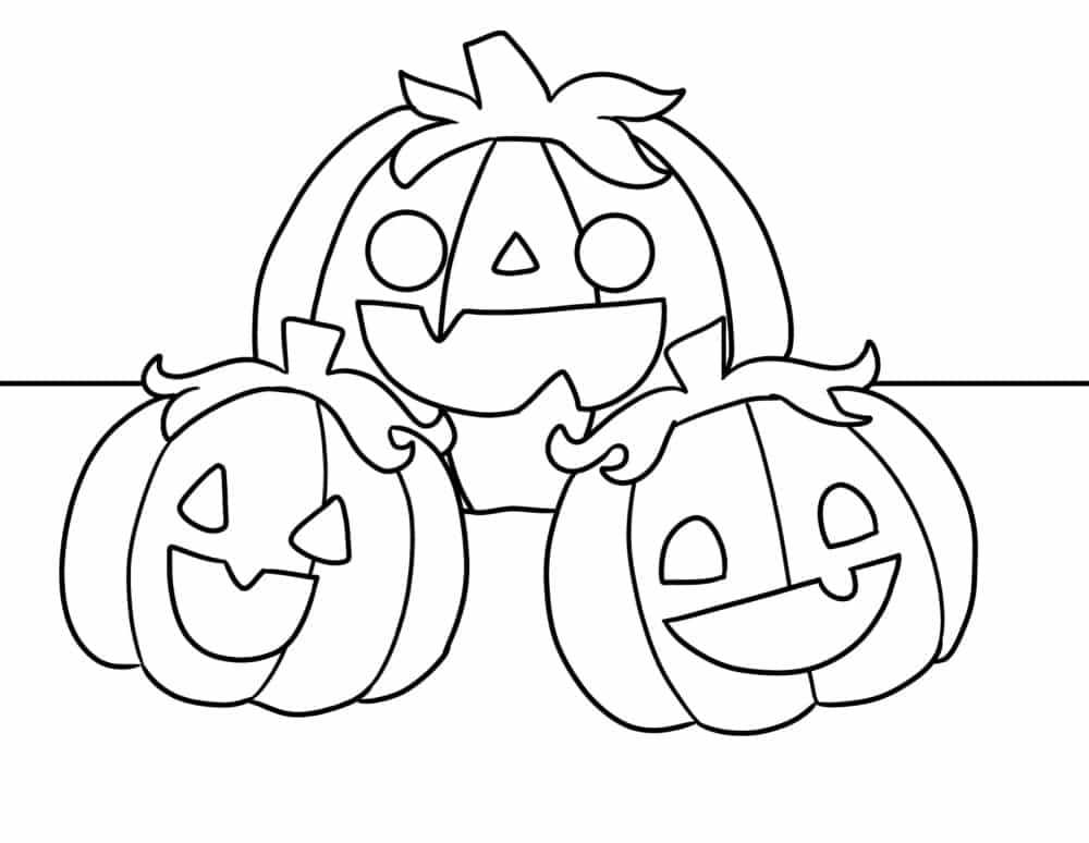 printable pumpkin coloring